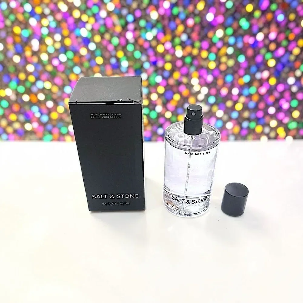 Salt & Stone Black Rose & Oud Body & Hair Fragrance Mist 3.4 fl oz New In Box
